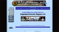 Desktop Screenshot of angelverein-ragow.de